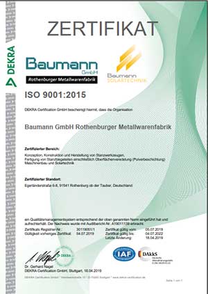 Qualitätsmanagement Baumann GmbH